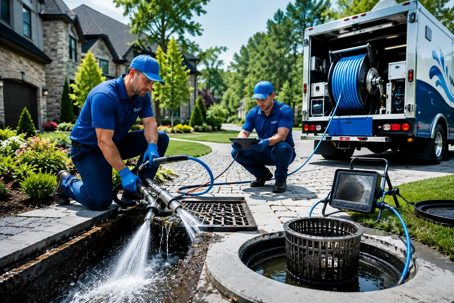 Local outdoor drain cleaning professionals in Baldwin City, KS
